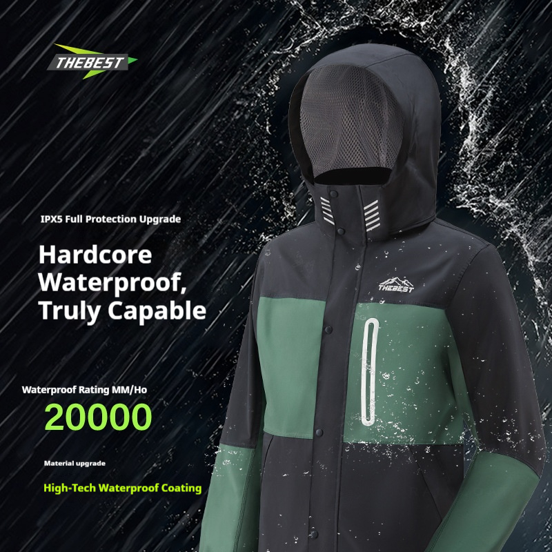Fishing Rain Suit - Impermeabile per Moto per Adulti, Tuta