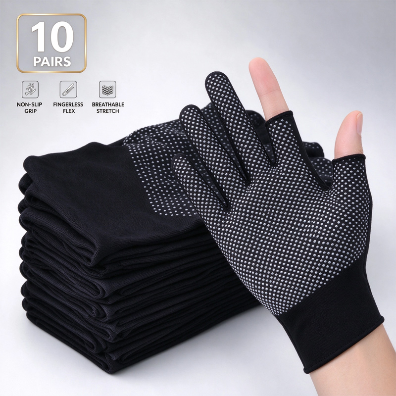1-10 paia di guanti in nylon c - Fishing Gloves recensione e prezzo